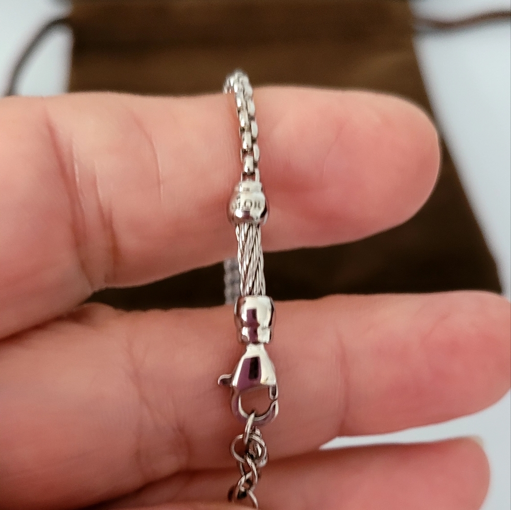 ALOR Stainless Steel Pearl Bracelet - Picture 2 of 4